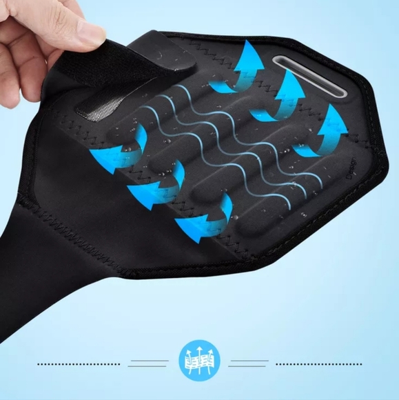 Cell Phone Armband with Extra Space, Mpow Running Armband، - Picture 4 of 5